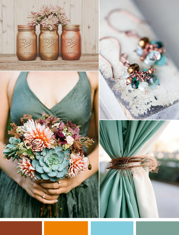 Fall Colors For Wedding
 Vintage Fall Weddings—Top 3 Hot Wedding Color Inspiration