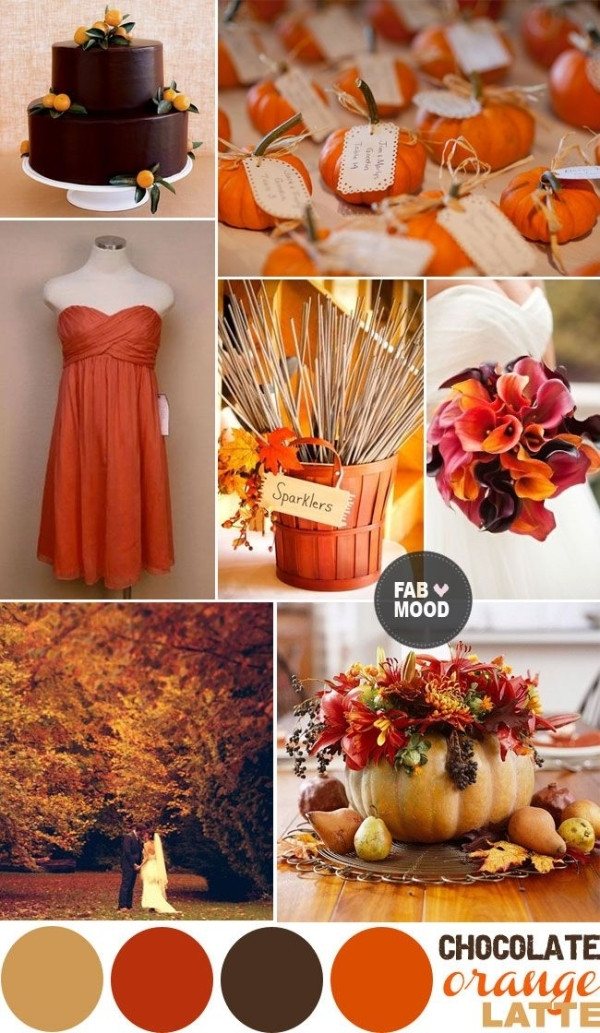 Fall Colors For Weddings
 Wedding colors for fall 2016 2017