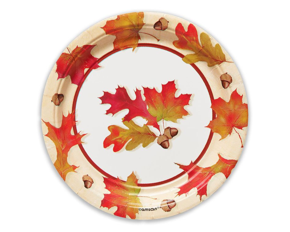 Fall Dinner Plates
 Autumn Days Dinner Plates 10 Count