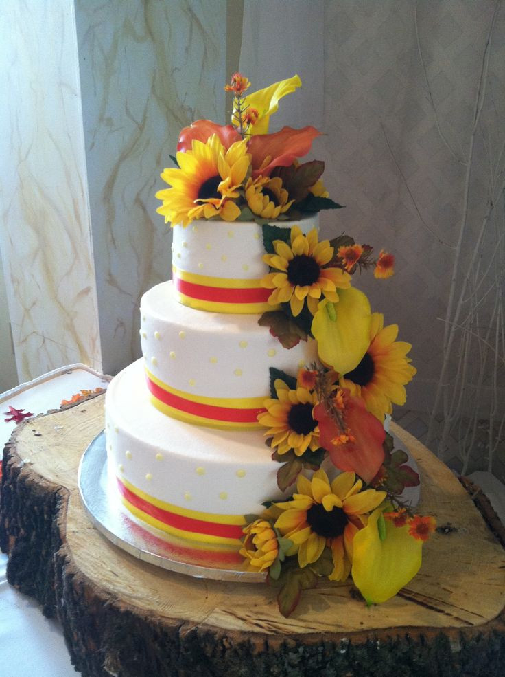 Fall Themed Wedding Cakes
 Fall theme wedding cake Birthday