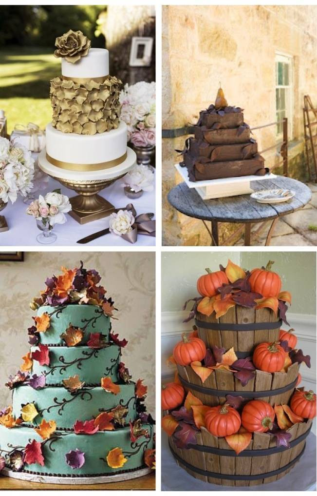 Fall Wedding Cakes Ideas
 12 Rustic Autumn Wedding Cakes you’ll Love