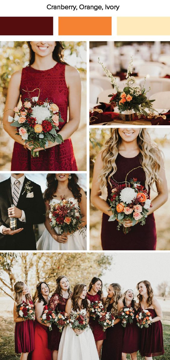 Fall Wedding Color Palettes
 Fall wedding color palettes that are the sheer definition