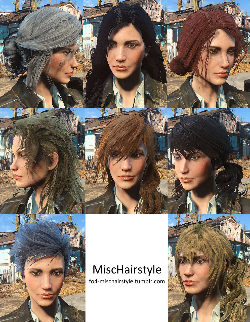 Fallout 4 Male Hairstyles
 MiscHairstyle1 6 Download 47 New hairs for male