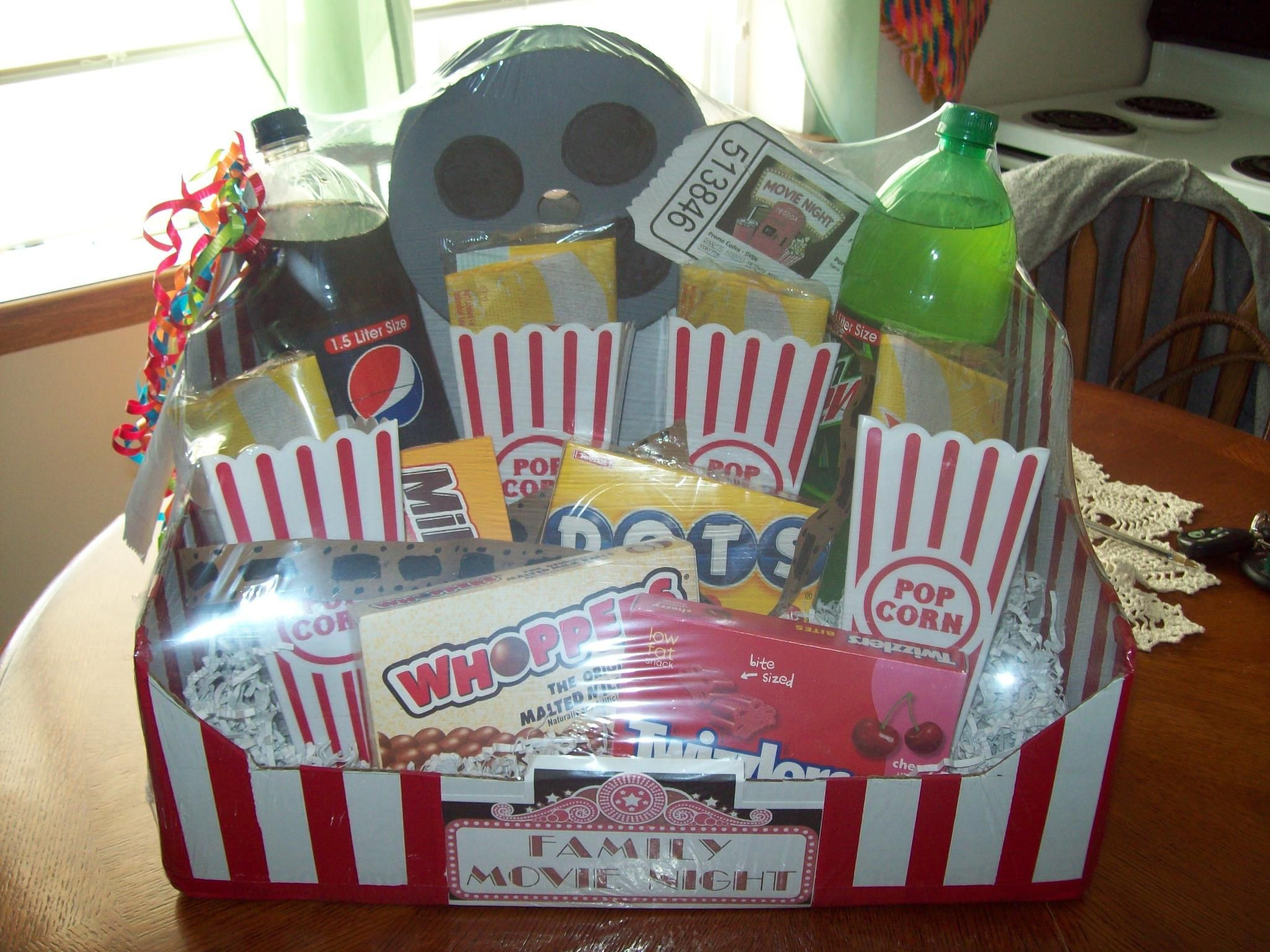 Family Movie Night Gift Basket Ideas
 Family Movie Night Gift Box Great t idea for a