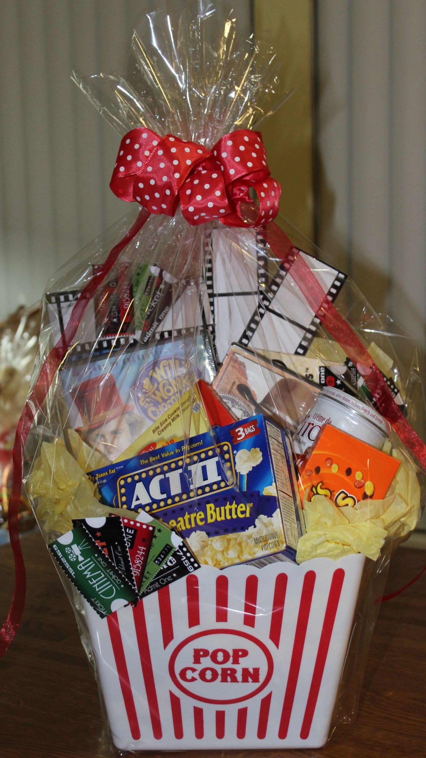 Family Movie Night Gift Basket Ideas
 CUTE IDEA POPCORN BUCKET DOLLAR TREE