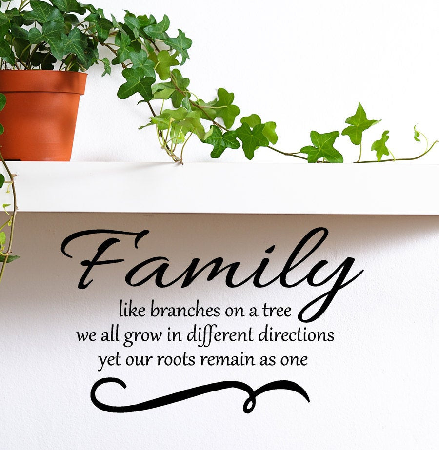 Family Roots Quotes
 Family like branches on a tree we all grow in by