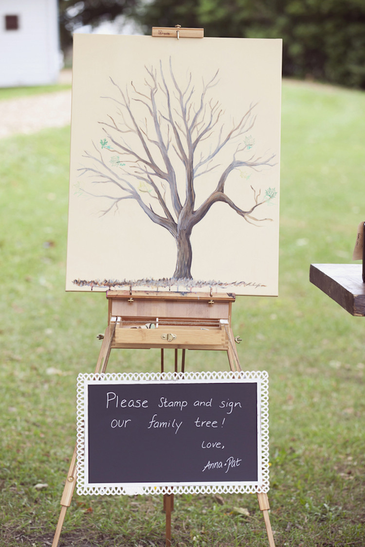 Family Tree Wedding Guest Book
 Alternative Family Tree Guest Book