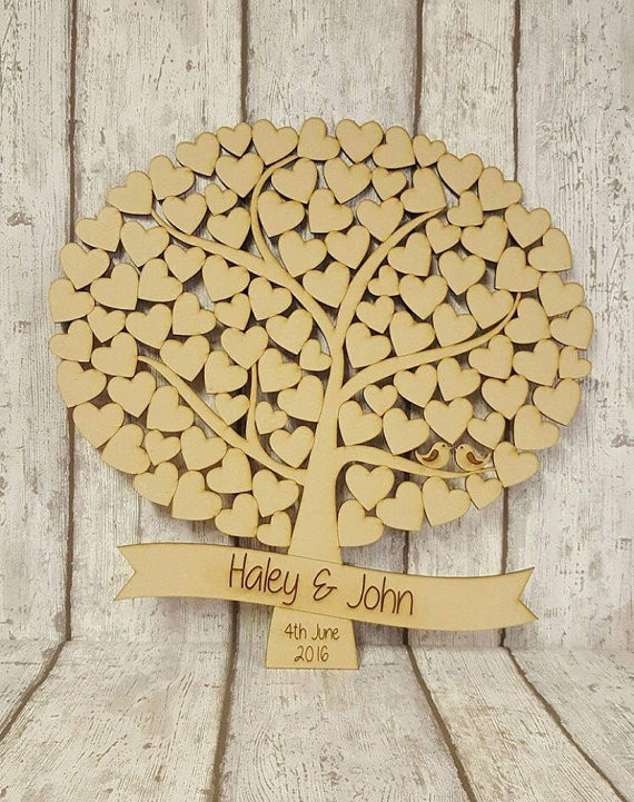Family Tree Wedding Guest Book
 Wedding Guest Book Tree