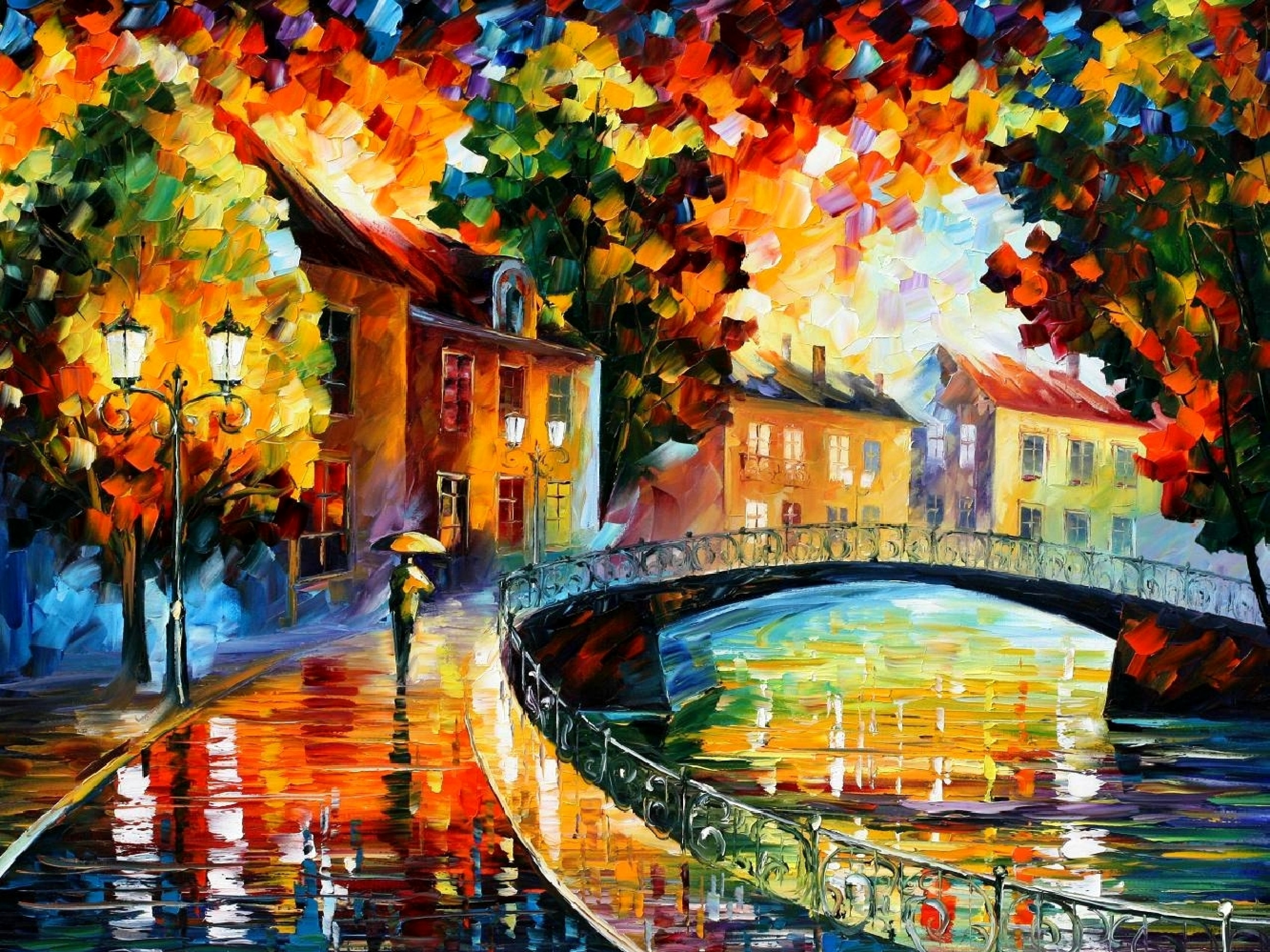 Famous Landscape Painting
 Leonid Afremov – meresa1218