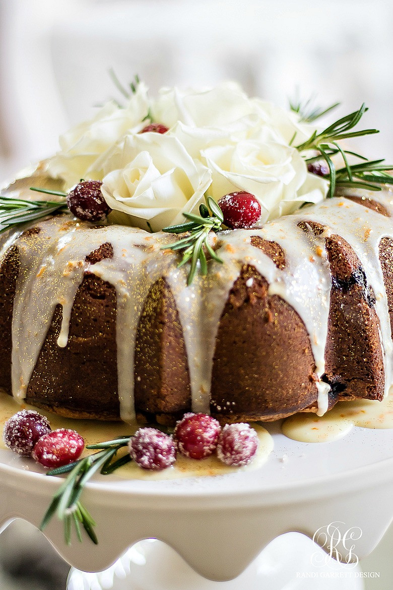 Fancy Christmas Desserts
 Christmas Progressive Dinner Mom s Cranberry Bundt Cake