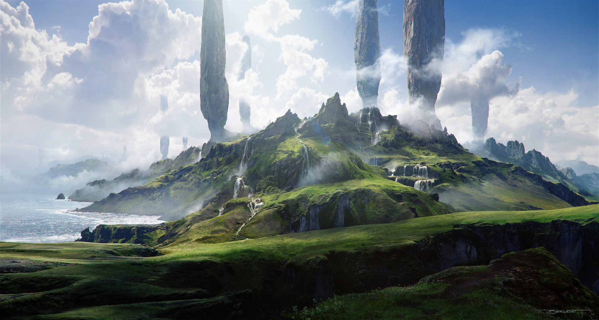 Fantasy Landscape Paintings
 Our Own Blighted Wastes – A Wizard s Spellbook