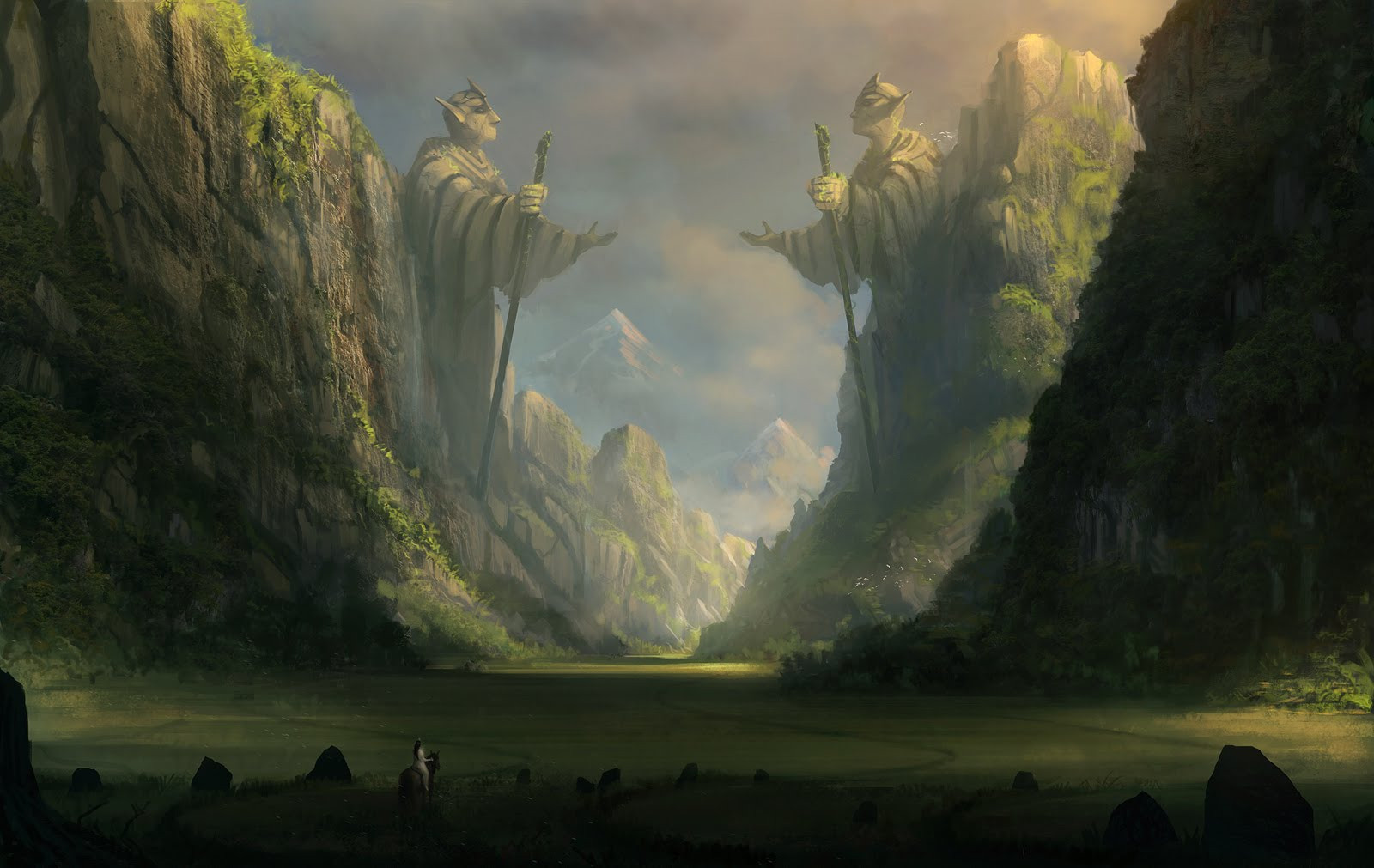 Fantasy Landscape Paintings
 20 Magnificent Dark Fantasy Landscape Digital Painting