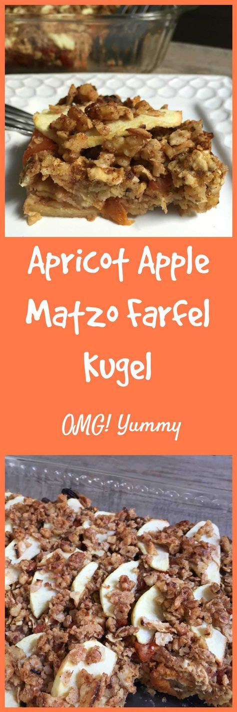 Farfel Recipe Passover
 Apricot Apple Matzo Farfel Kugel for Passover