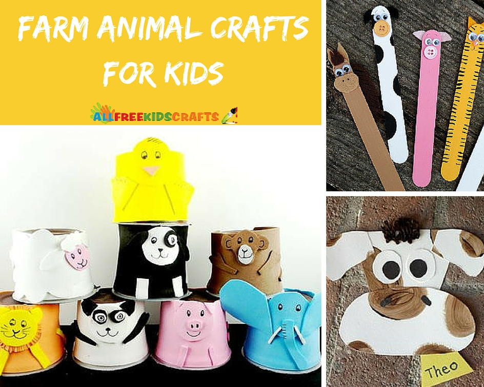 Farm Crafts For Kids
 17 Farm Animal Crafts for Kids
