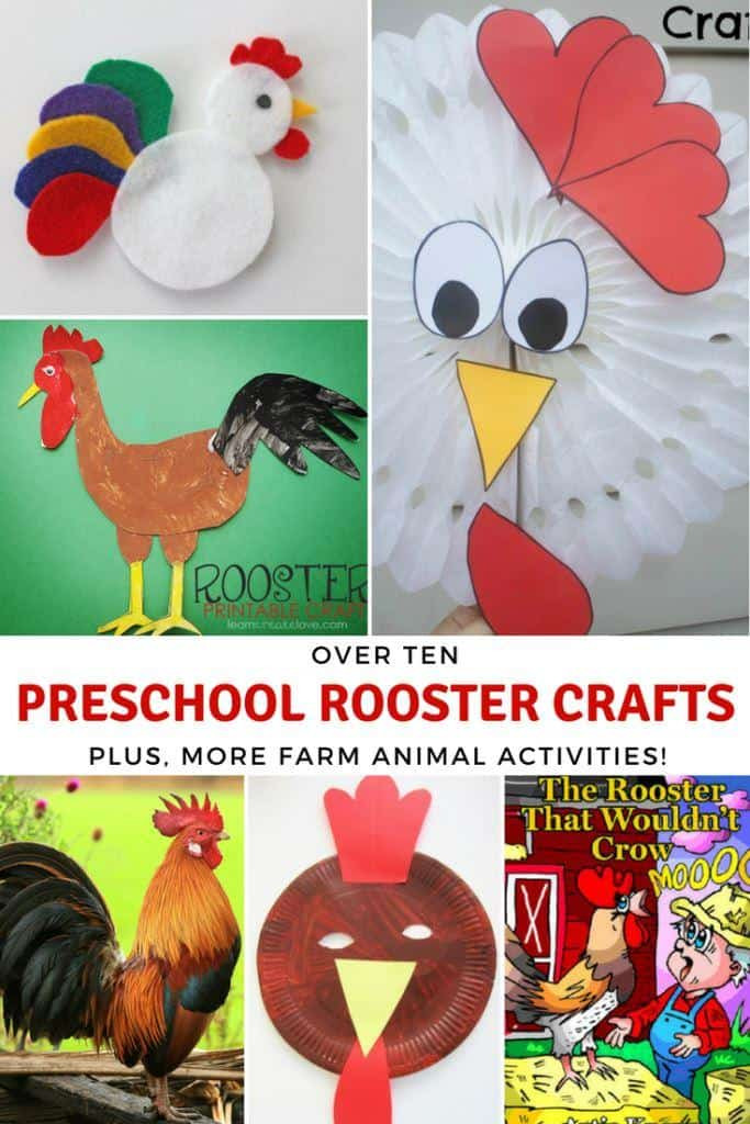 Farm Crafts For Kids
 Rooster Crafts and Activities for Kids – At The Farm Unit