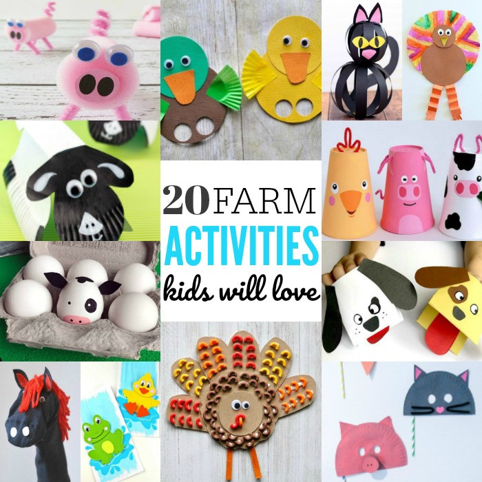 Farm Crafts For Kids
 20 Fun Farm Animal Activities for Toddlers Crafts 4 Toddlers