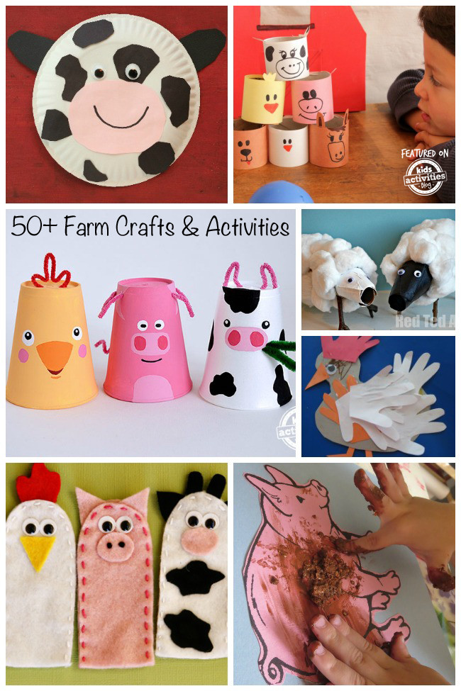 Farm Crafts For Kids
 50 Fun Farm Crafts & Activities