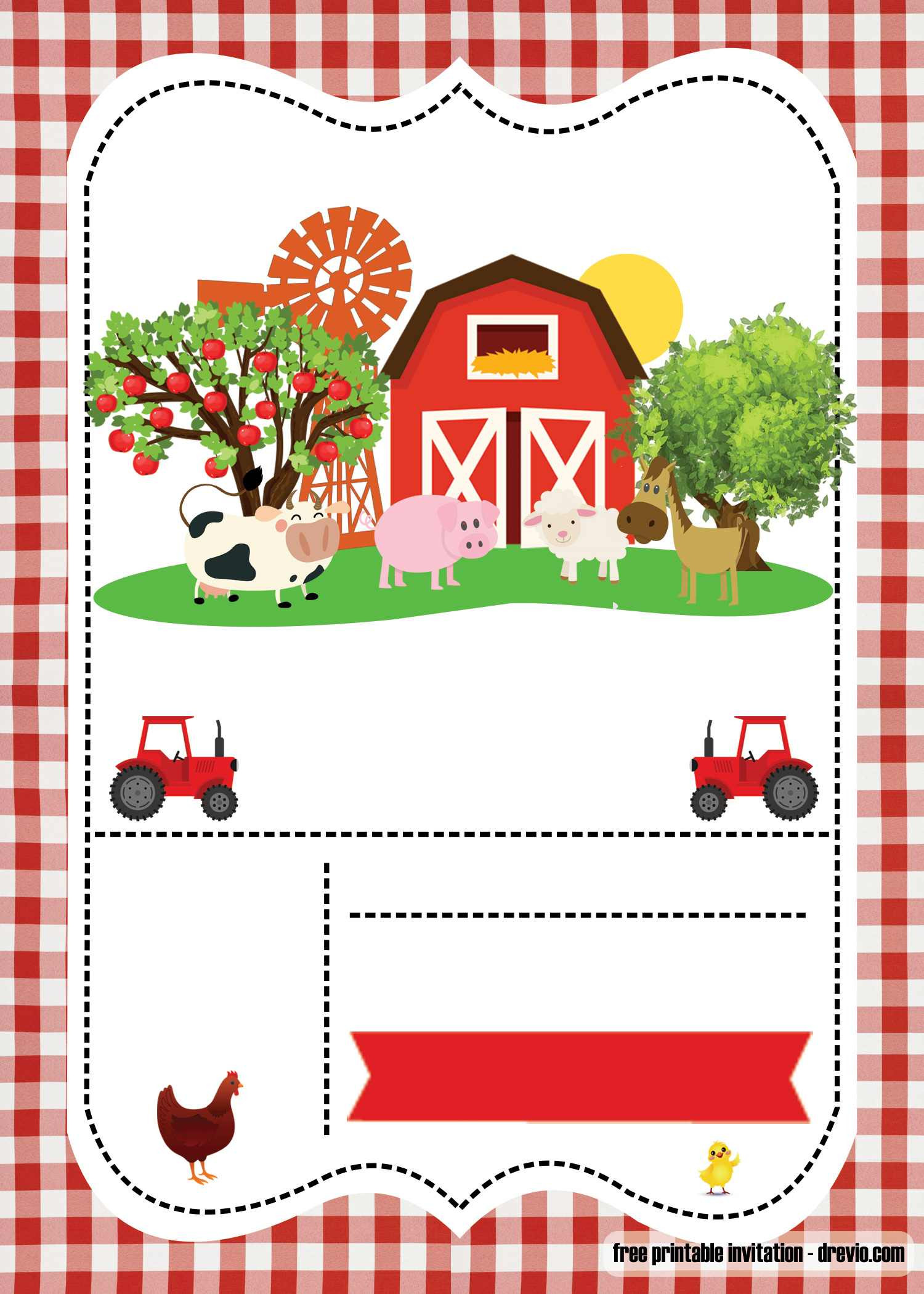 Farm Themed Birthday Invitations
 Coolest Farm Themed Birthday Party Ideas