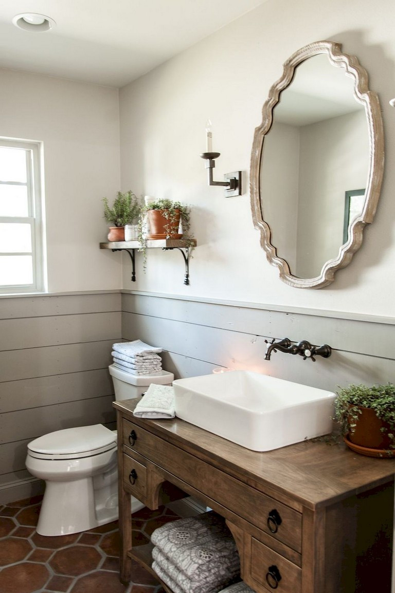 Farmhouse Bathroom Decor
 77 Easy and Modern Farmhouse Bathroom Decor Ideas