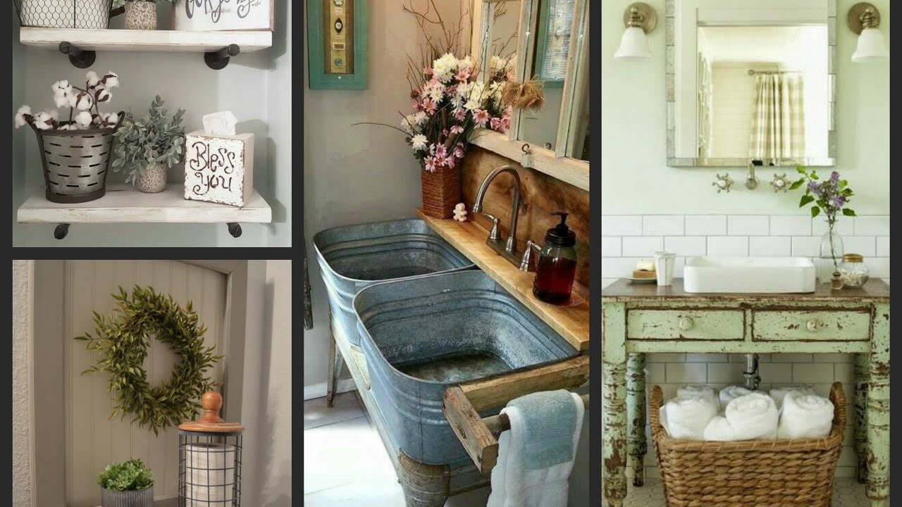 Farmhouse Bathroom Decor
 Farmhouse Bathroom Ideas Rustic Bathroom Decor and