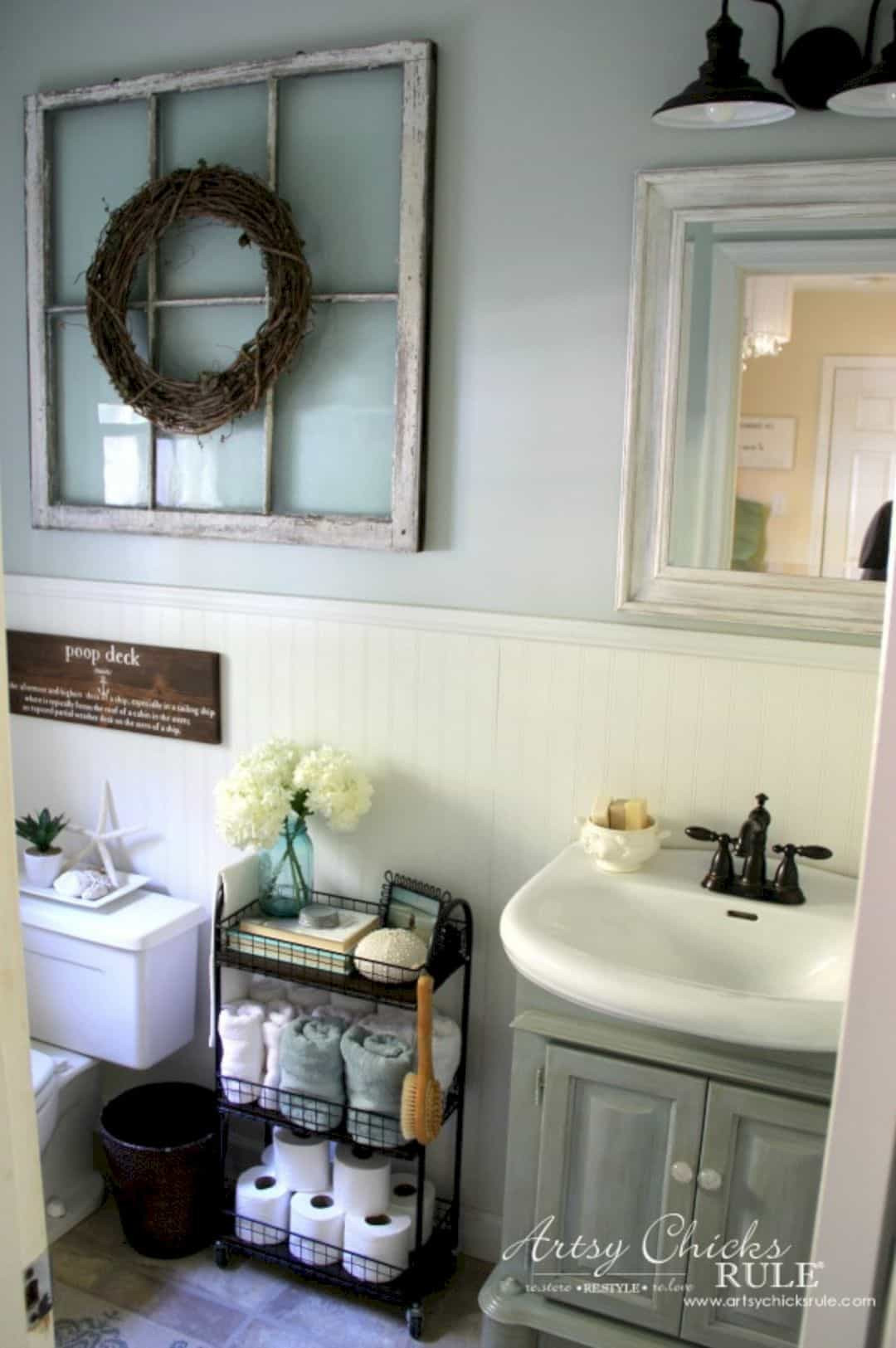 Farmhouse Bathroom Decor
 39 Wonderful Farmhouse Bathroom Decor Ideas