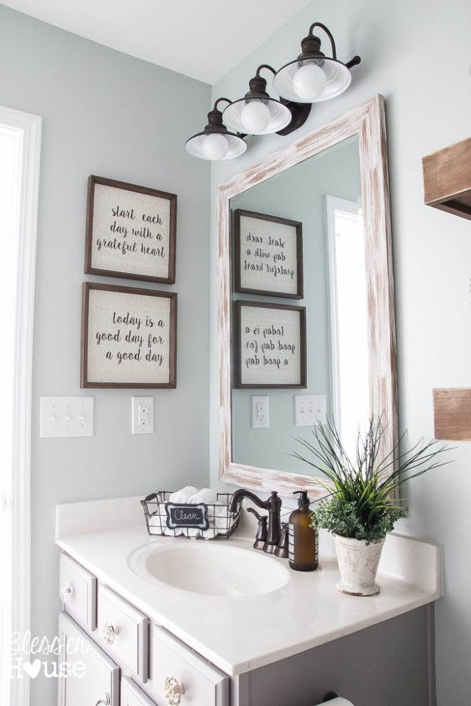 Farmhouse Bathroom Decor
 Modern Farmhouse Bathroom Makeover Reveal