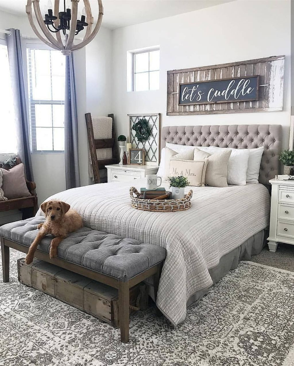 Farmhouse Bedroom Lighting
 38 Fabulous Modern Farmhouse Bedroom Decorating Ideas