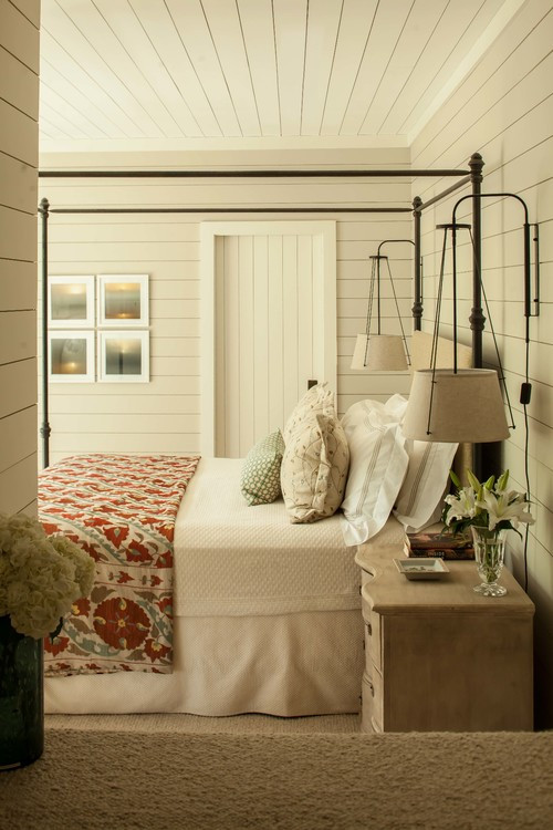 Farmhouse Bedroom Lighting
 13 Ways Shiplap Adds Charm to Any Room Town & Country Living