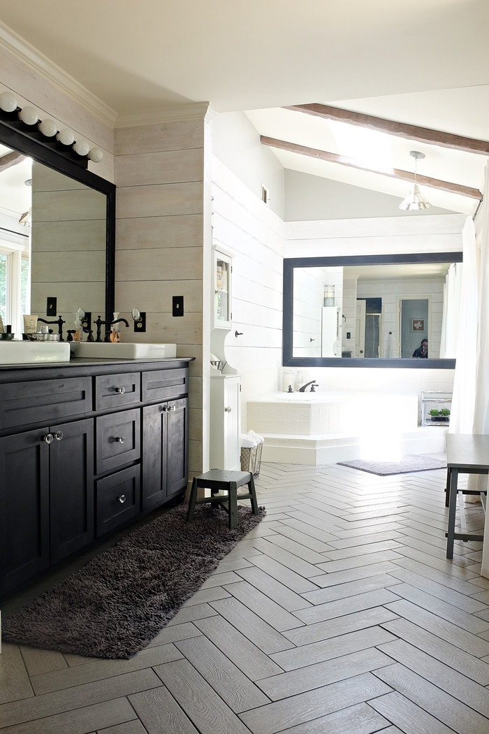 Farmhouse Master Bathroom
 Kristi s Modern Farmhouse Rustic Glam Master Bathroom