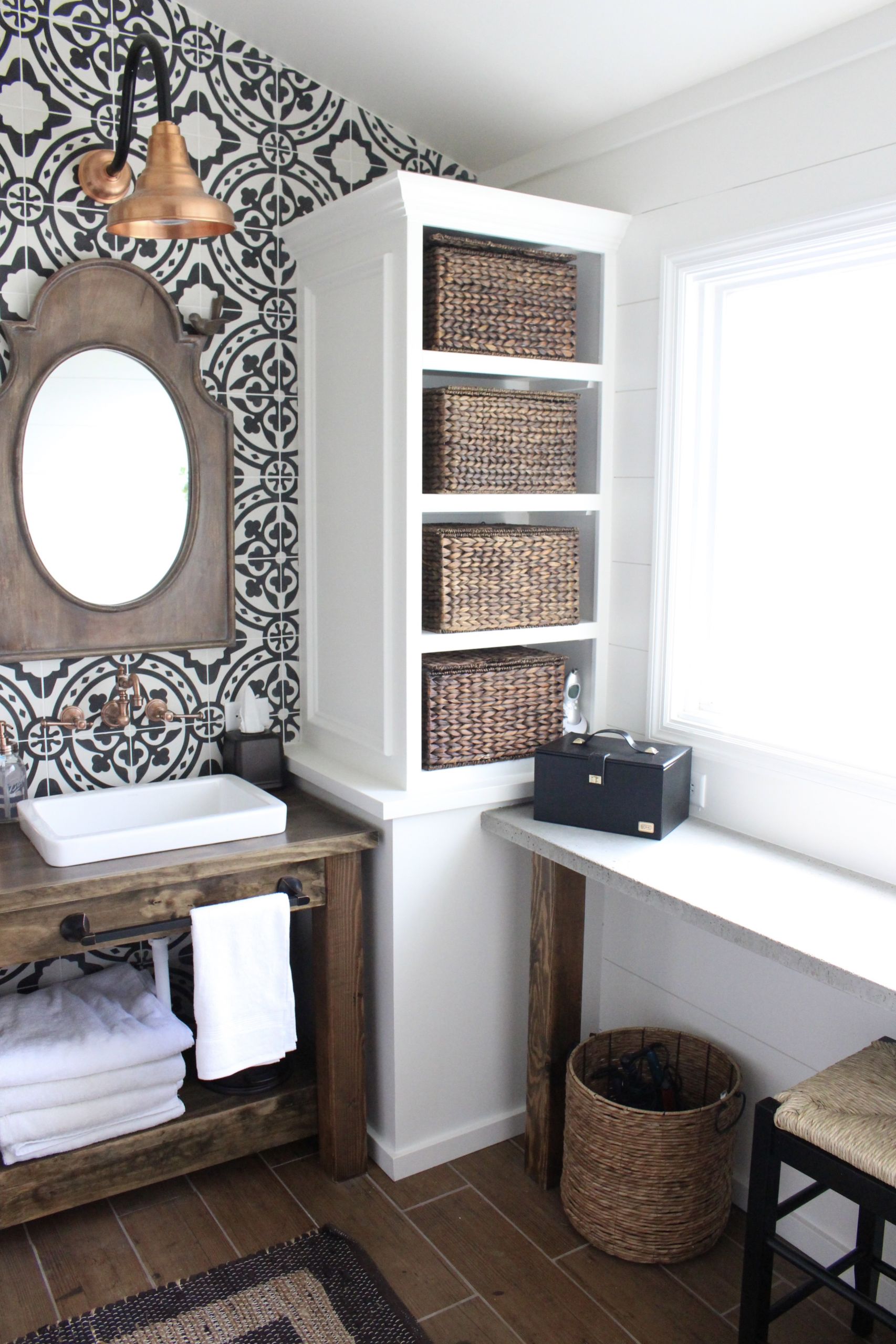 Farmhouse Master Bathroom
 Modern Farmhouse Bathroom Remodel Reveal