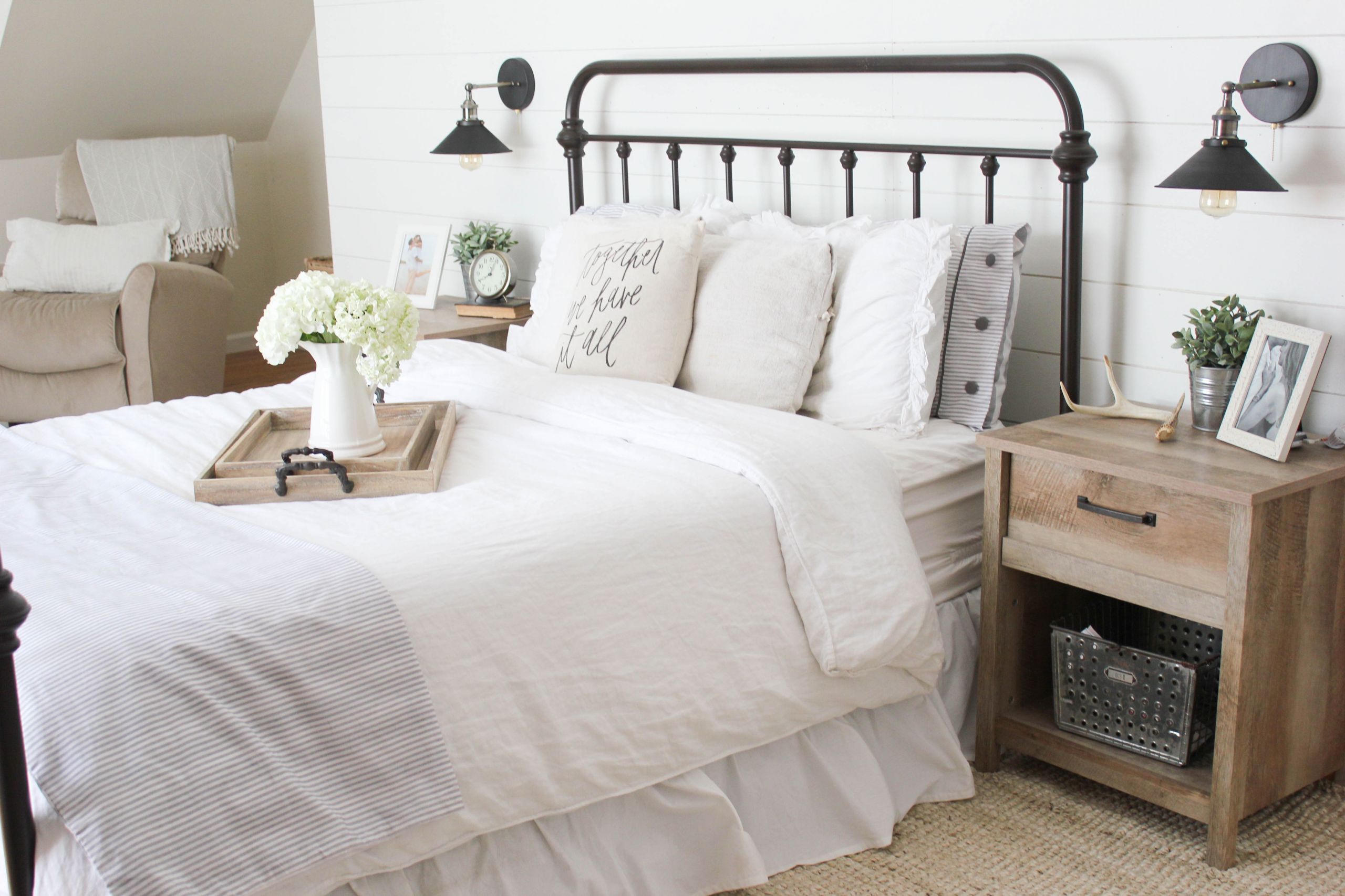 Farmhouse Master Bedroom Ideas
 Home Farmhouse Master Bedroom Lauren McBride