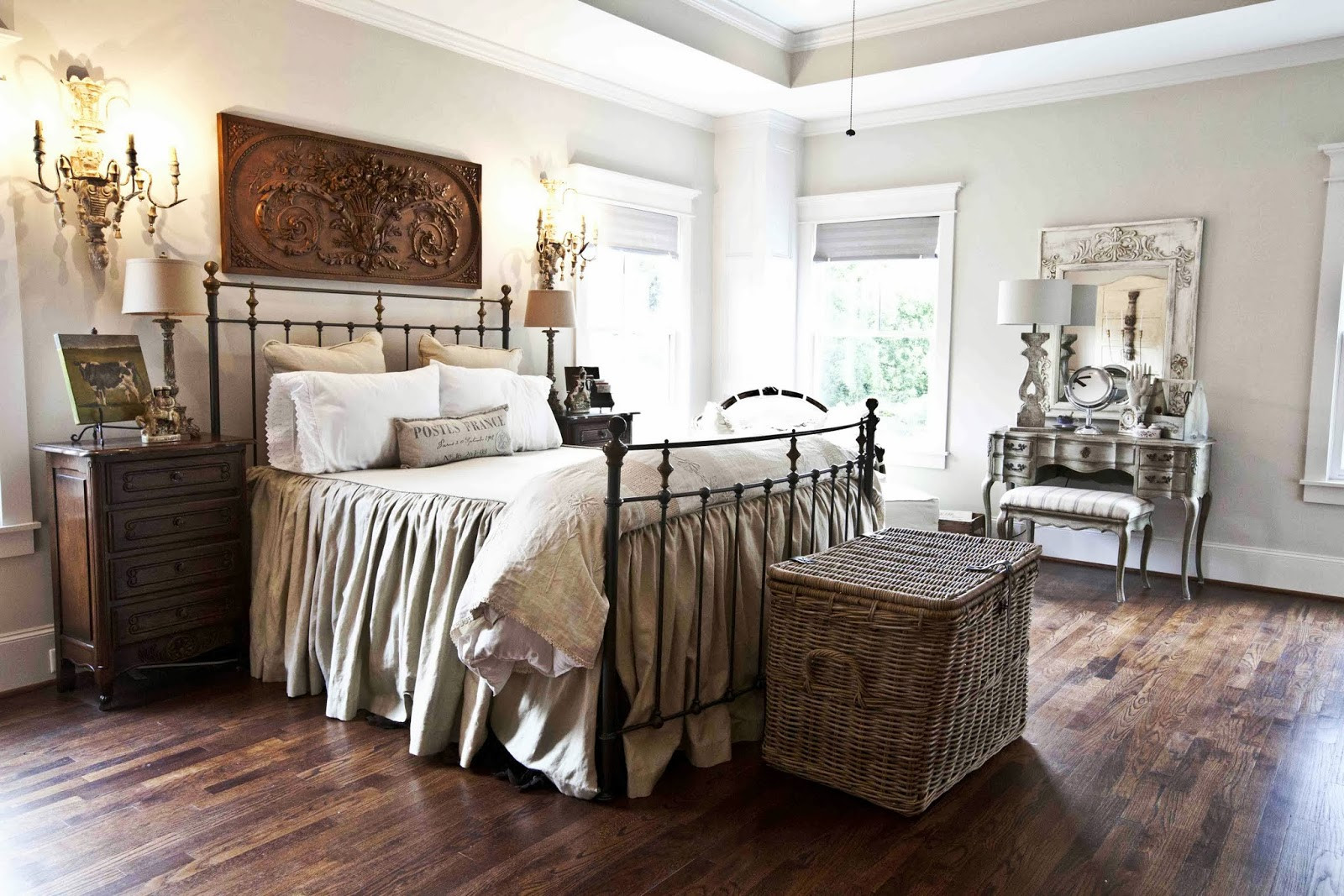 Farmhouse Master Bedroom Ideas
 Finally The New House My bedroom Cedar Hill Farmhouse