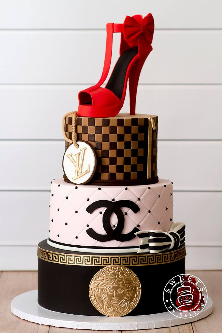 Fashion Birthday Cake
 316 best images about Cakes Bags shoes & fashion on