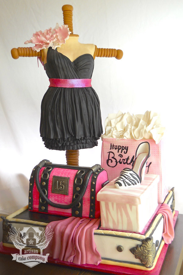 Fashion Birthday Cake
 Sculpted Cakes