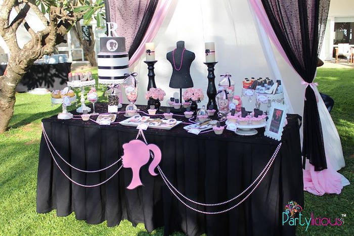 Fashion Birthday Party Ideas
 Kara s Party Ideas Barbie Fashion Birthday Party