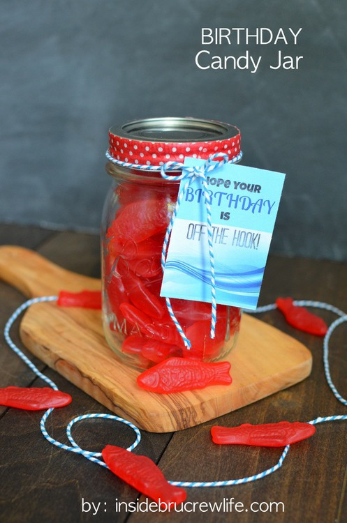 Fast Birthday Gift Ideas
 Birthday Candy Jar