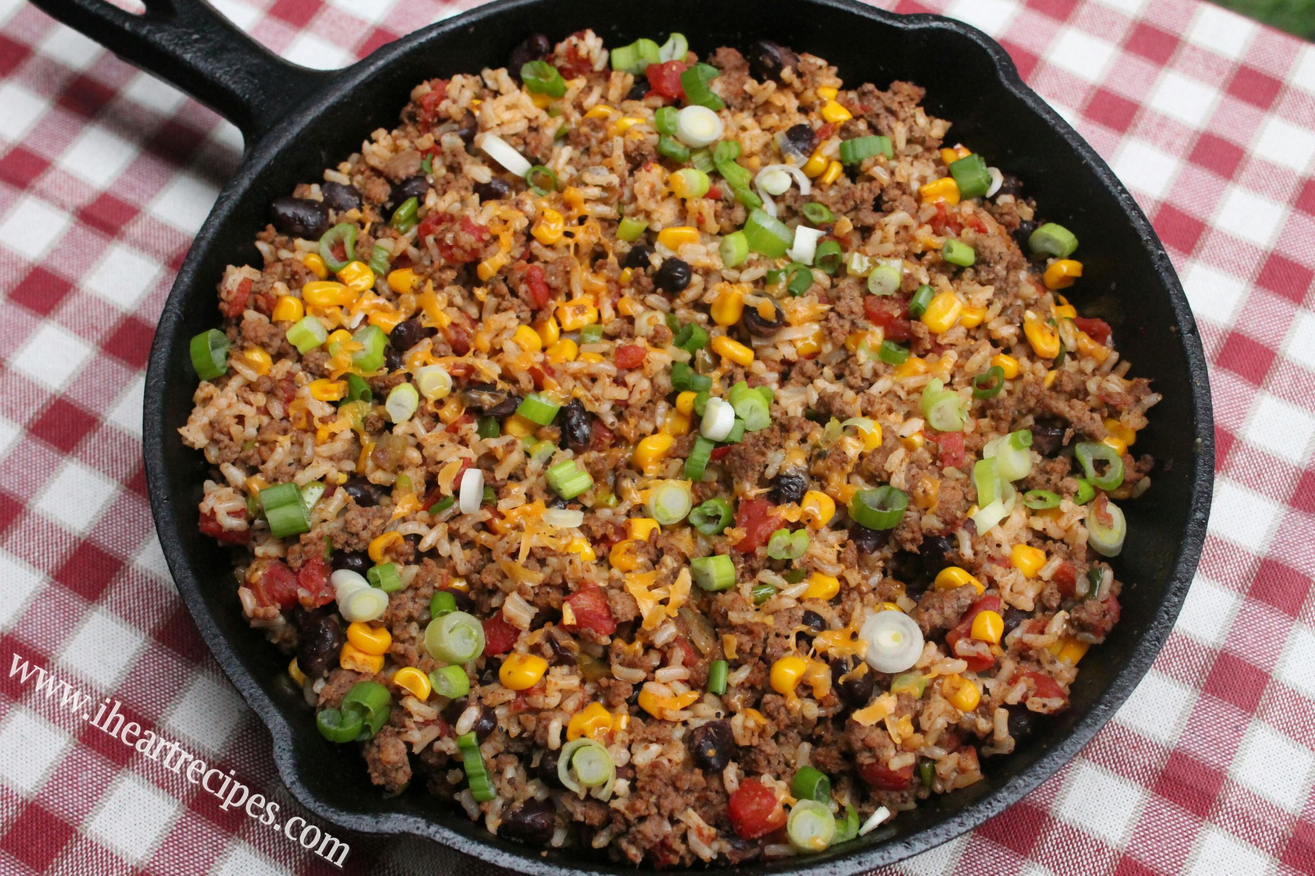 Fast Ground Beef Recipes
 Tex Mex Ground Beef Skillet I Heart Recipes