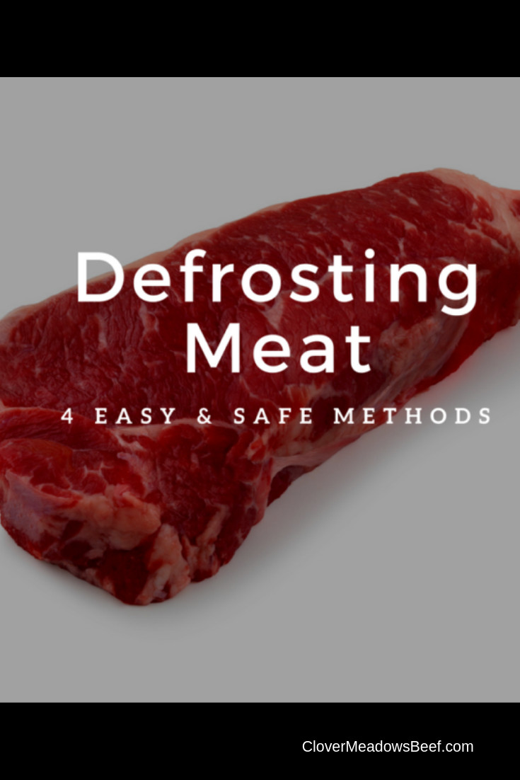 Fastest Way To Defrost Ground Beef
 Defrosting Meat 4 Easy & Safe Ways