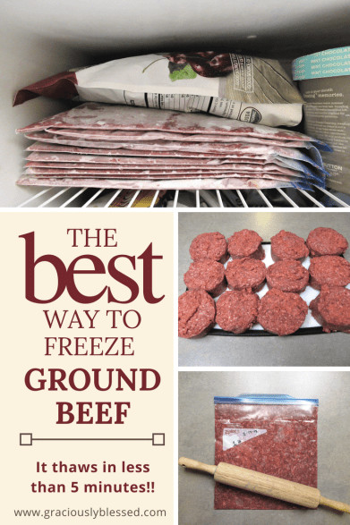 Fastest Way To Defrost Ground Beef
 The BEST and Fastest Thawing Way To Freeze Ground Beef