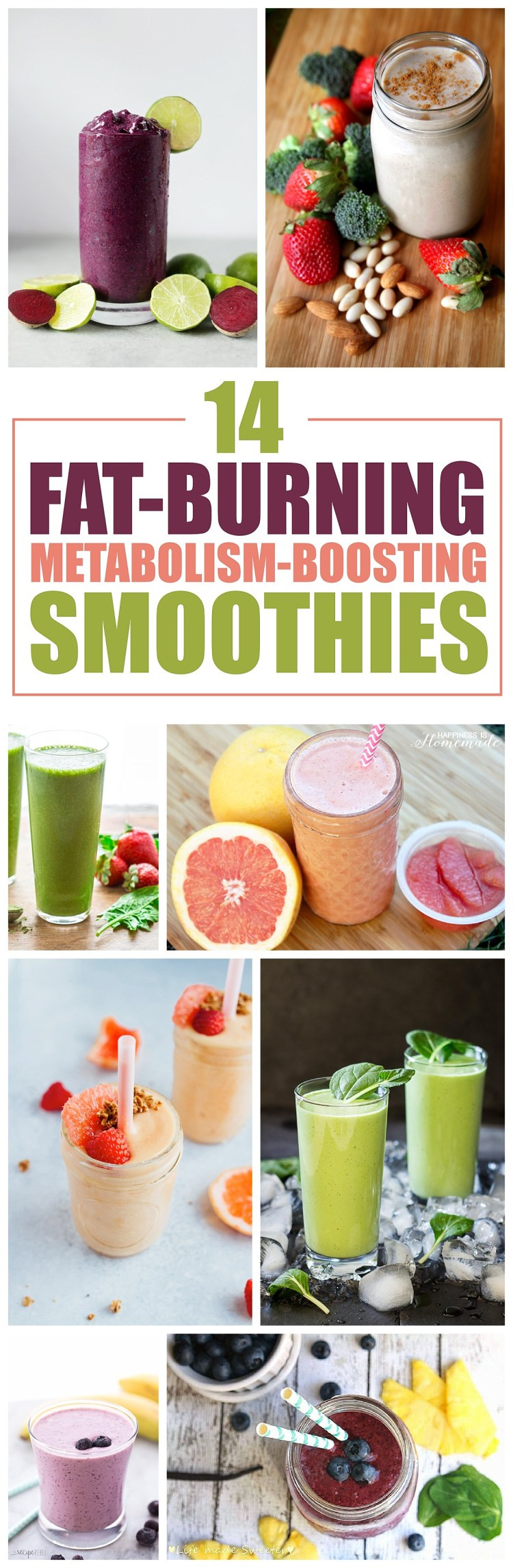 Fat Burning Smoothies
 14 Fat Burning Metabolism Boosting Smoothie Recipes to