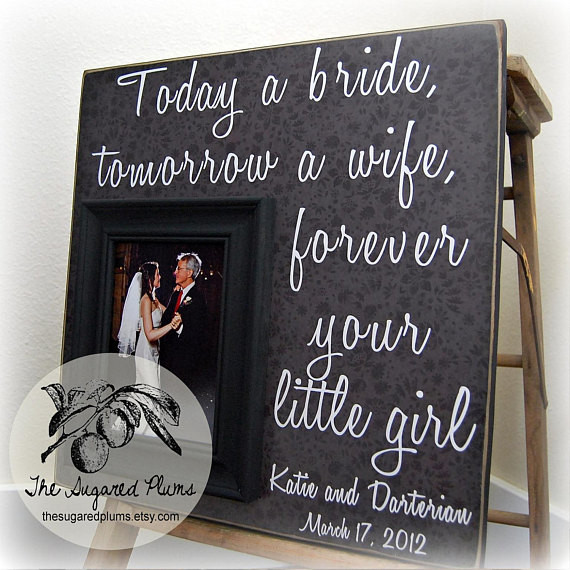 Father Of Bride Gift Ideas
 Wedding Gift Ideas for Dad Father of the Bride Gift Custom