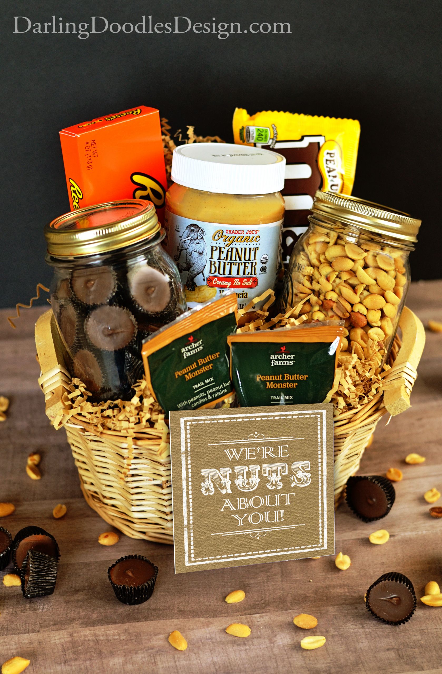 Father'S Day Gift Box Ideas
 Nuts About You Father s Day Gift Basket Darling Doodles