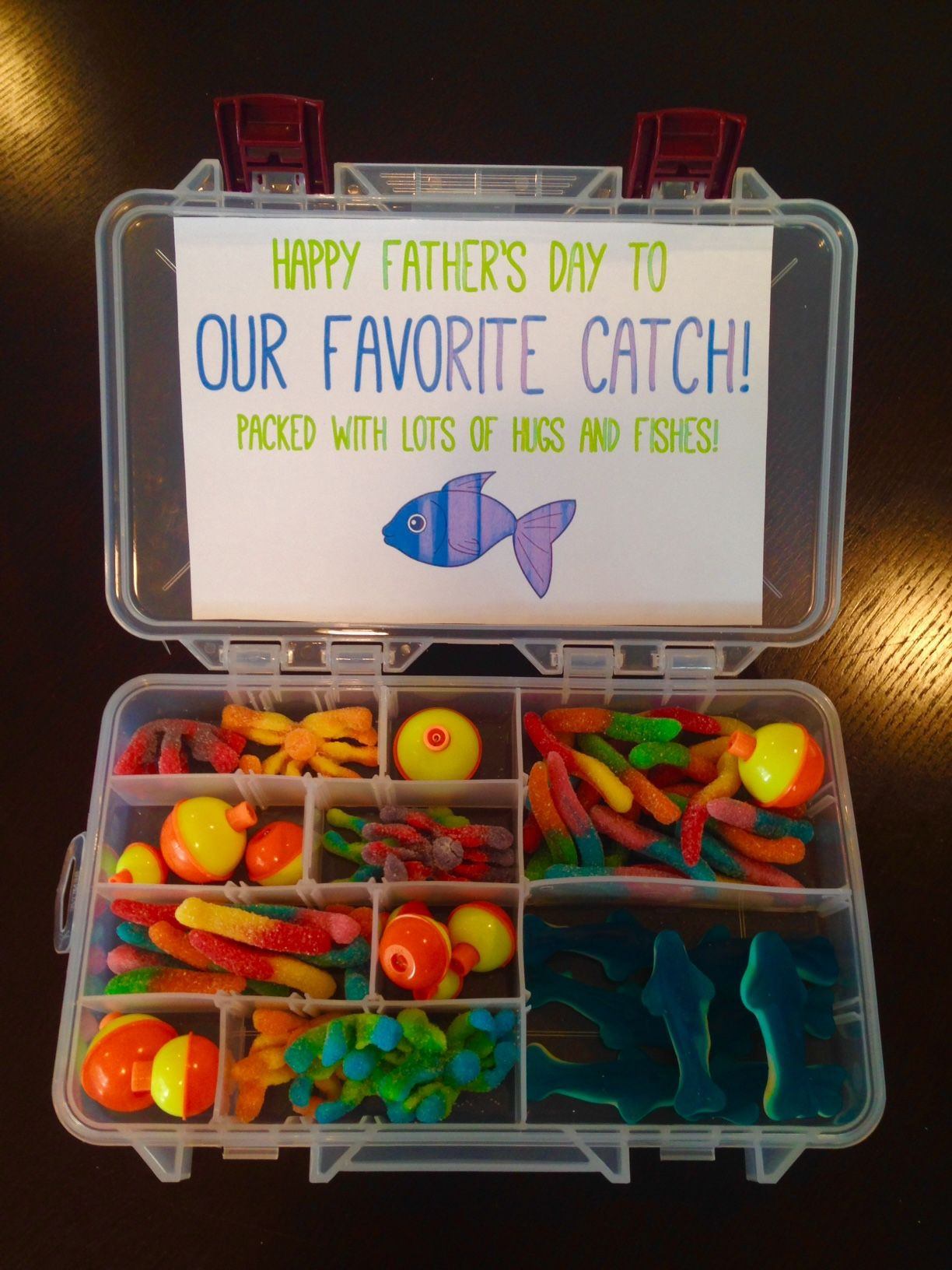 Father'S Day Gift Box Ideas
 Father s Day "Favorite Catch" Tackle Box Gift