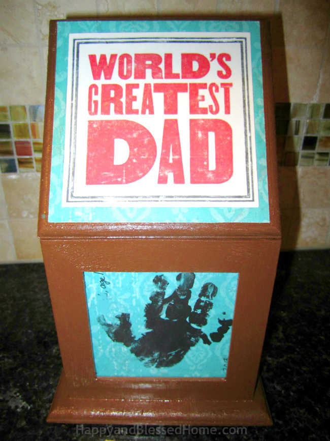 Father'S Day Gift Box Ideas
 Handmade Father s Day Gift Wood Box Craft Happy