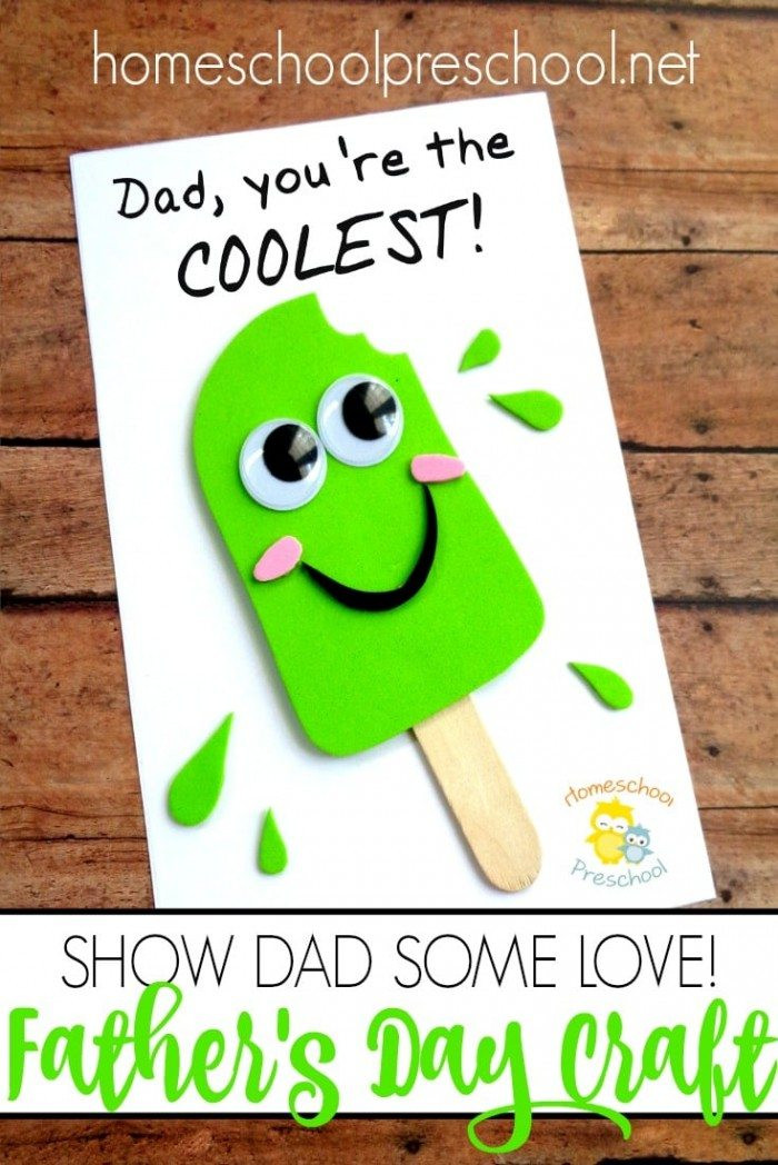 Fathers Day Craft For Kids
 Easy DIY Father s Day Craft Homeschool Giveaways