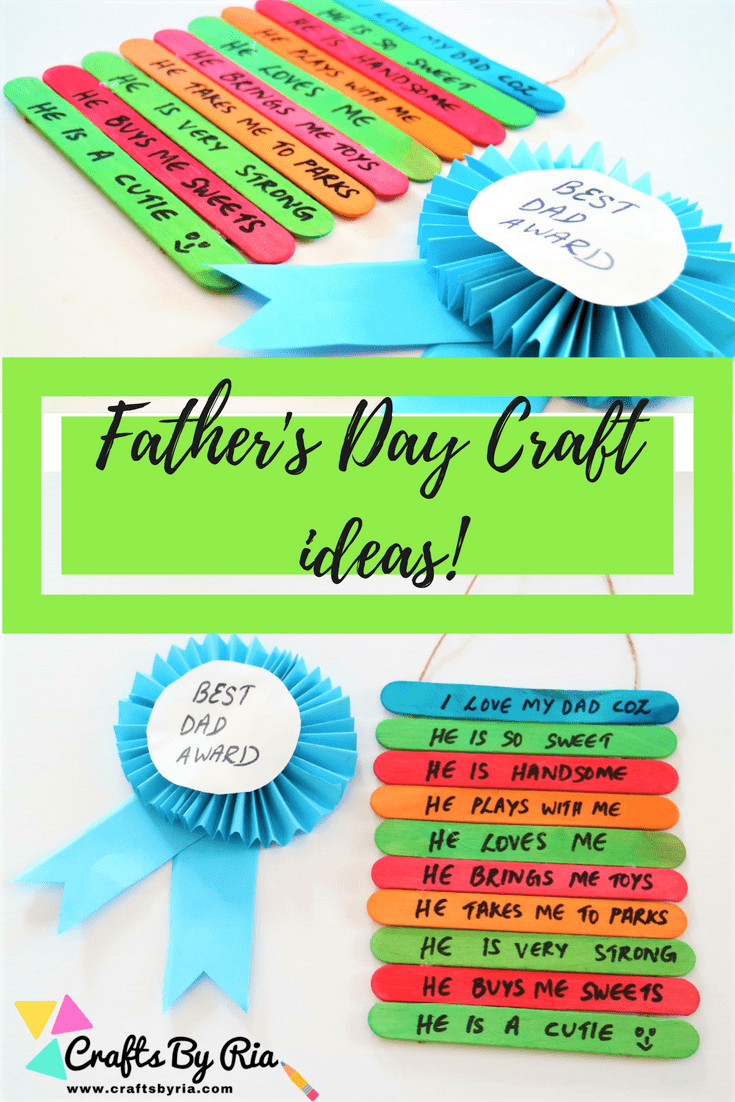 Fathers Day Craft For Kids
 2 Easy Father s day craft ideas for kids