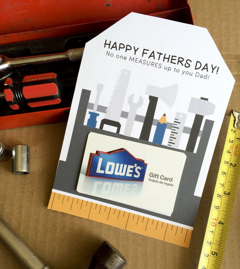 Fathers Day Gift Card Ideas
 Fathers Day Gift Card Idea