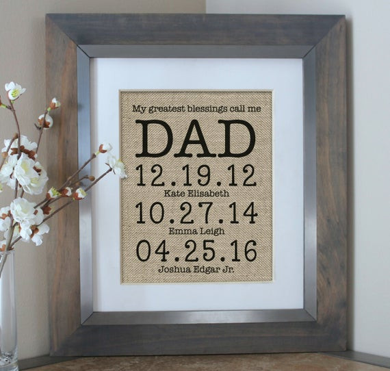 Fathers Day Gift From Daughter
 Fathers Day Gift Personalized Gift for Dad or by