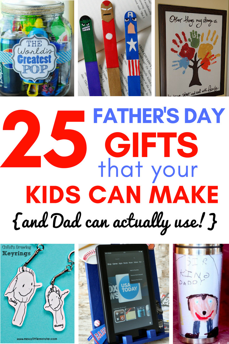 Fathers Day Gifts From Kids
 25 Homemade Father’s Day Gifts from Kids That Dad Can