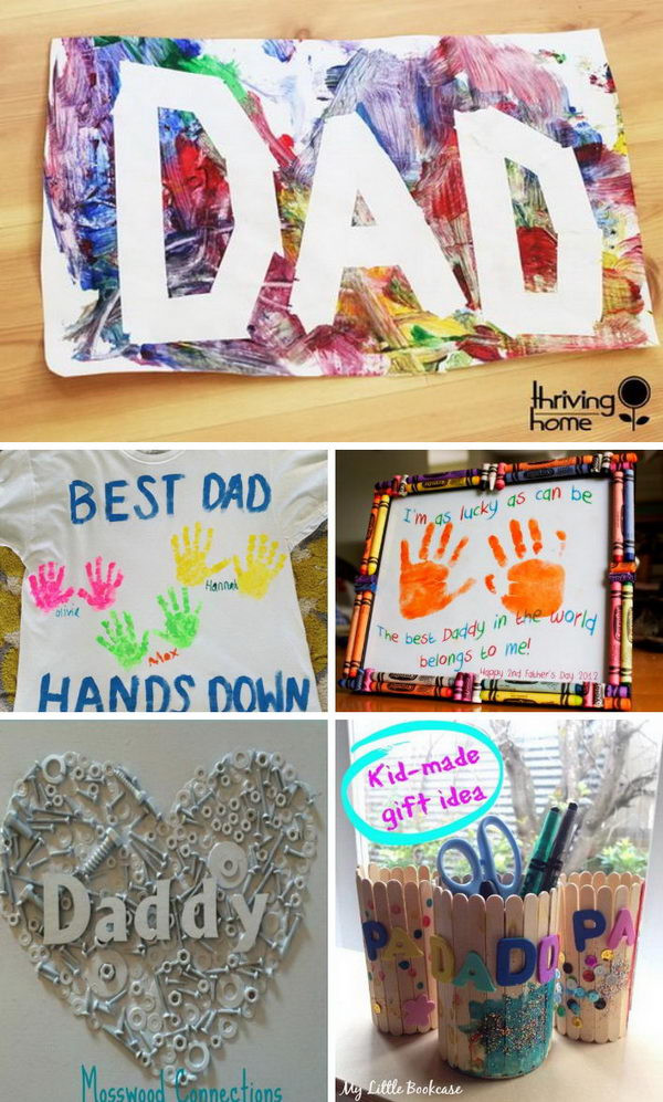 Fathers Day Gifts From Kids
 Awesome DIY Father s Day Gifts From Kids 2017